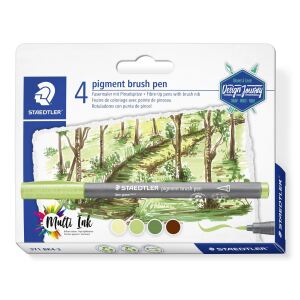 Staedtler pigment brush pen 371 Filzstift Gelb 1 Stück(e)