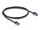 DeLOCK RJ45 Netzwerkkabel Cat.6A S/FTP Slim 1 m schwarz
