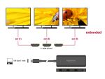 DeLOCK USB Type-C Splitter (DP Alt Mode) zu 3 x HDMI MST 4K 60 Hz