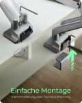 ICY BOX IB-MS524-T, Monitorständer mit Tischhalterung für zwei Monitore bis zu 32" (81 cm)