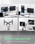 ICY BOX IB-MS524-T, Monitorständer mit Tischhalterung für zwei Monitore bis zu 32" (81 cm)