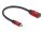 DeLOCK USB 10 Gbps Adapter USB Type-C Stecker zu USB Typ-A Buchse 15 cm rot Metall