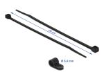 DELOCK Befestigungsschelle 6,4 mm mit KBI 200x3,6mm schwarz