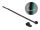 DELOCK Befestigungsschelle 6,4 mm mit KBI 200x3,6mm schwarz