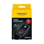 Intenso Video Scooter BT MP3-Player 64 GB – Bluetooth 5.0, 1,8" LCD Display, USB-C, microSD-Kartenleser, 18 Std. Akkulaufzeit, Musik- & Videoplayer, Schwarz
