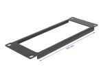 DELOCK 10" Netzwerkschrank Panel mit Öffnung 2...