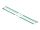 DELOCK Edelstahlkabelbinder L 500 x B 4,6 mm grün 10 Stück