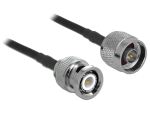 DELOCK Antennenkabel N Stecker zu BNC Stecker LMR195 10 m