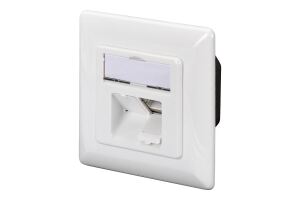 Digitus CAT 6A, Klasse EA, Datendose, designkompatibel, Aufputz