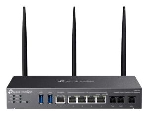TP-Link Omada AX3000 WLAN-Router Gigabit Ethernet Dual-Band (2,4 GHz/5 GHz) Schwarz