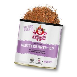 ROCK N RUBS DIP DIP HURRA - Mediterraner-Dip 140g 0128