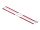 DELOCK Edelstahlkabelbinder L 300 x B 4,6 mm rot 10 Stück