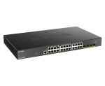 D-Link DGS-1250-28XMP Managed L3 Gigabit Ethernet (10/100/1000) Power over Ethernet (PoE) Schwarz