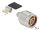 DeLOCK N Stecker zum Crimpen LMR 300 mit passendem Schrumpfschlauch