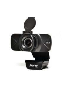 Port Designs 900078 Webcam 2 MP 1920 x 1080 Pixel USB Schwarz