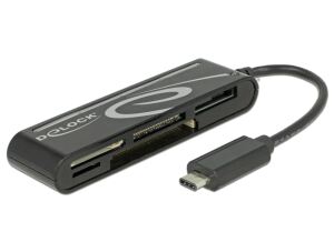 DeLOCK 91739 Kartenleser USB 2.0 Schwarz