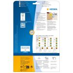 HERMA Farbige Etiketten A4 45.7x21.2 mm blau Papier matt 960 St.