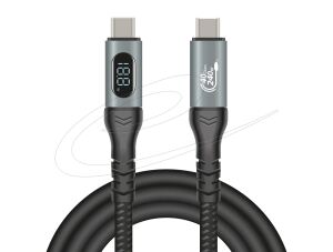 DELOCK Kabel Coaxial USB Type-C St > St 240W 1m