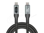 DELOCK Kabel Coaxial USB Type-C St > St 240W 1m