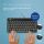 R-Go Tools Ergonomische Tastatur R-Go Compact Break, kompakte Tastatur mit Pausensoftware, QWERTZ (DE), Kabelgebunden, Schwarz
