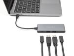 DeLOCK 4 Port USB Type-C Hub mit 2 x USB Typ-A und 2 x...