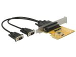 DELOCK PCI Express Card > 2x Seriell RS-232 HighSp. 921K ESD
