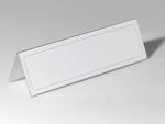 Durable 8053-19 Nicht-metallisches Namensschild Transparent