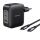 Intenso W100ACC+C520C, Set Power Adapter + Ladekabel, 100W, Schnellladen, GaN, 3 Geräte gleichzeitig Laden, schwarz