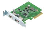 QNAP QXP-10G2U3A Schnittstellenkarte/Adapter Eingebaut USB 3.2 Gen 2 (3.1 Gen 2)
