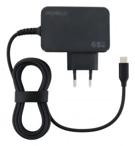 Mobilis Energia Charger 65W USB-C Laptop Charger 1,8m Cable