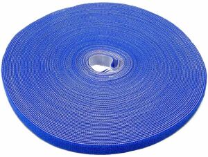 LTC Klettrolle Pro Roll 25m zum Bündeln&Ordnen blau