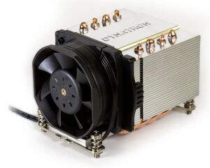 Dynatron A24 Computerkühlsystem Prozessor Kühler 6 cm Schwarz, Silber 1 Stück(e)