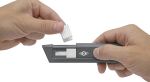 Wedo CERA-Safeline Anthrazit, Weiß Abbrechmesser