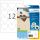 HERMA 10791 selbstklebendes Etikett Herz Permanent Weiß 120 Stück(e)