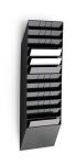 Durable FLEXIBOXX Prospektständer 12 Regale Schwarz