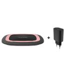 RealPower FreeCharge-10 Smartphone Schwarz Kabelloses Aufladen Schnellladung Drinnen