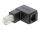 DeLOCK Adapter RJ45 Stecker unten gewinkelt > RJ45 Buchse Cat.6 UTP