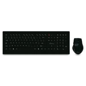 MediaRange MROS104-FR Tastatur Maus enthalten Heimbüro RF Wireless AZERTY Französisch Schwarz