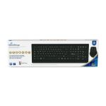 MediaRange MROS104-FR Tastatur Maus enthalten Heimbüro RF Wireless AZERTY Französisch Schwarz