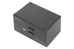 Digitus KVM-Switch, 2-Port, Dual-Display, 4K, HDMI®