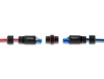 DeLOCK Kabelverbinder RJ45 Buchse zu RJ45 Buchse Cat.6 mit M16 Gewinde und Bayonettverschluss IP68 staub- und wasserdicht