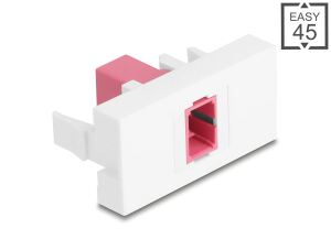 DELOCK Easy 45 Modul SC Simplex Bu zu Simplex Bu violett/wei