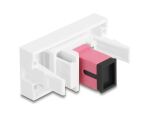 DELOCK Easy 45 Modul SC Simplex Bu zu Simplex Bu violett/wei