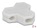 DeLOCK Kabelhalter selbstklebend mit 3...