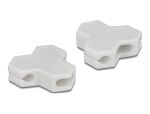 DeLOCK Kabelhalter selbstklebend mit 3...