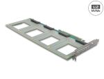 DELOCK PCI Express 4.0x16 Karte zu 4x intern U.2 NVMe SFF863