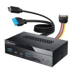 GRAUGEAR G-MP03CR-AU Schnittstellen-Hub 10000 Mbit/s