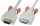 Lindy 0,5m RS232 Cable Signalkabel Grau