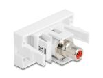 DELOCK Easy 45 Modul Cinch Buchse zu Cinch Buchse...