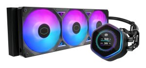 Cooler Master MasterLiquid Atmos II 360 LCD Black Prozessor Flüssigkeitskühlung 12 cm Schwarz 1 Stück(e)